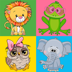 Funny Animals Memory Game آئیکن