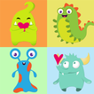 آیکون‌ Funny Monsters Memory Game