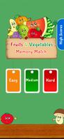 Memory Game: Fruits & Veggies 海報