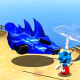 Blue Hedgehog Run Drive Race APK