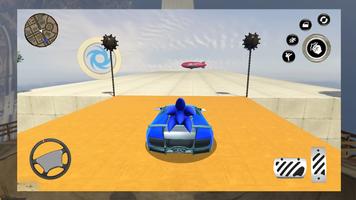 Blue Hedgehog Run Drive Race captura de pantalla 1