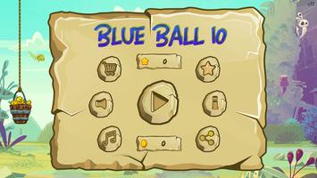 پوستر Blue Ball 10