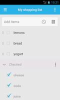 Shopping List تصوير الشاشة 1