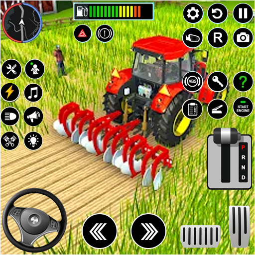 Jogo de condução de simulador de agricultura versão móvel andróide