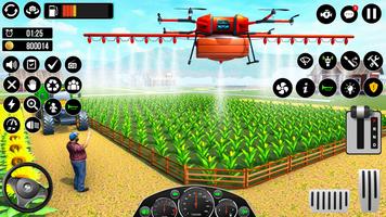 Tracteur Jeu: Agriculture Jeux Affiche