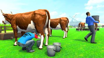 Cow Milk Delivery Town Games screenshot 1
