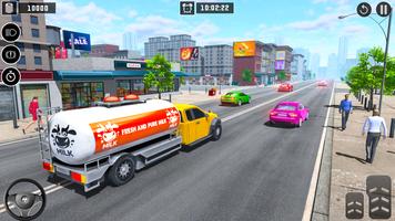 Cow Milk Delivery Town Games screenshot 3