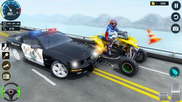 क्वाड रेसिंग ट्रैफिक राइडर गेम स्क्रीनशॉट 2