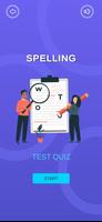 Spelling Test Quiz poster