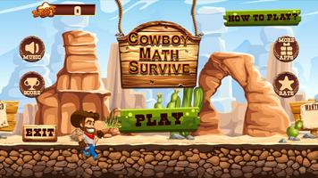 Cowboy Math Survive اسکرین شاٹ 1