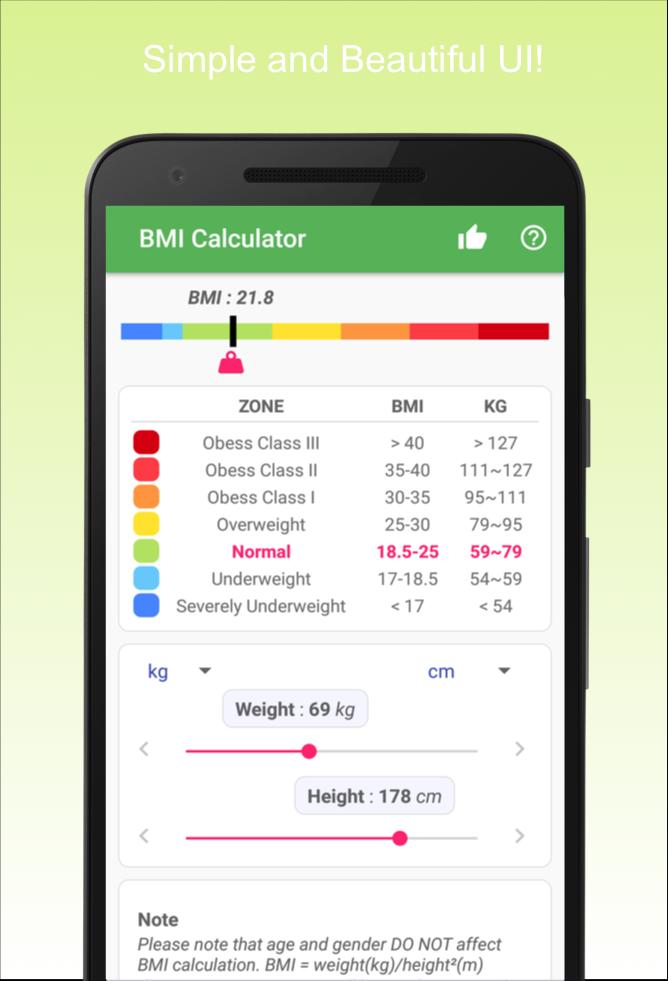 Bmi Calculator Using Kg And M