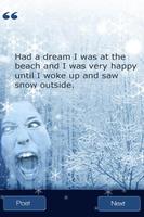 Funny Snow Rage Quotes اسکرین شاٹ 1