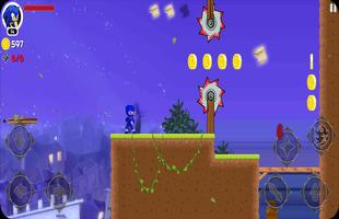 Blue Hedgehog Dash Battle تصوير الشاشة 2