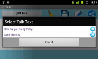 Just Talk - Text to Speech . Read news & blogs скриншот 1