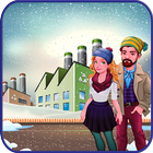 Winter Cloth & Shoes Maker Factory: Dress Game آئیکن