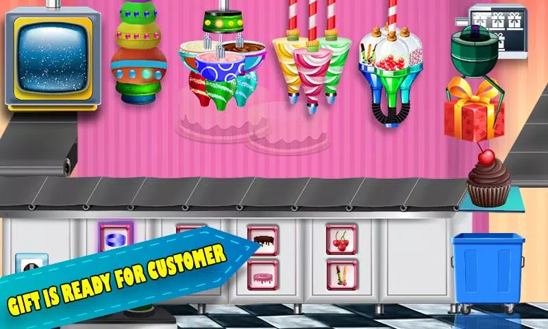 Download do APK de Fábrica fabricantes cupcakes aniversário: jogos para  Android