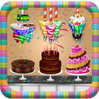 生日巧克力蛋糕厂：甜品食品游戏 图标