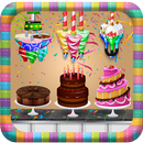 Usine gâteau chocolat d'anniversaire: nourriture APK