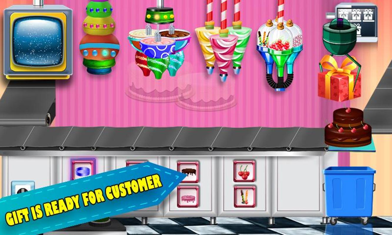 cumpleaños fábrica pastel chocolate Postre juego for Android APK