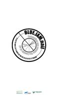 BLUE.JAM.nail الملصق