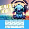 Blue Koala Keyboard Wallpaper