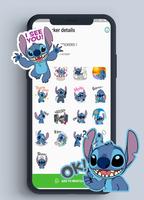 Funny Blue Koala Stitch - WA Sticker for WhatsApp capture d'écran 3