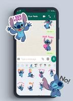 Funny Blue Koala Stitch - WA Sticker for WhatsApp Ekran Görüntüsü 1