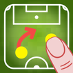 Taktikboard für Fußball Zeichen