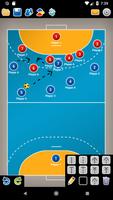 Coach Tactic Board: Handball पोस्टर