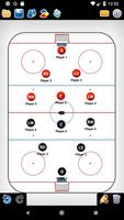Taktikboard für Hockey Plakat