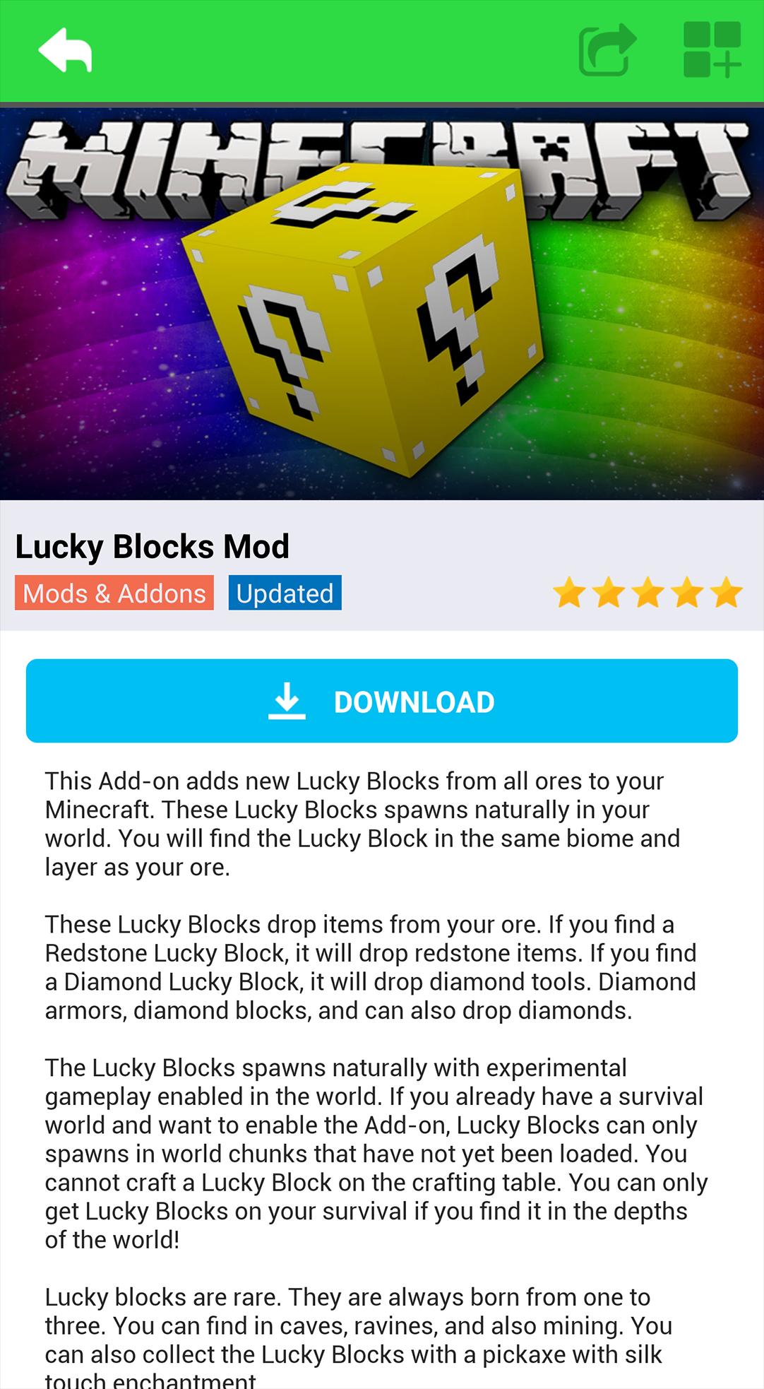 Android 用の ラッキーブロックmod Apk をダウンロード Android 用の ラッキーブロックmod Apk をダウンロード