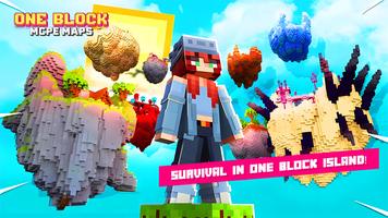 Craft One Block Survival Maps imagem de tela 1