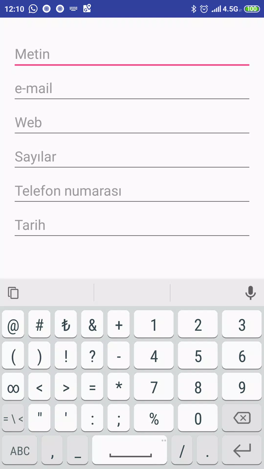 Türkische Tastatur APK für Android herunterladen