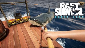 Raft Survival 3D Ocean Game پوسٹر
