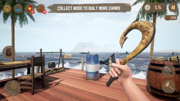 Raft Survival 3D Ocean Game اسکرین شاٹ 1