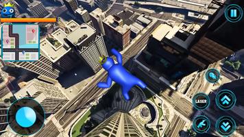 Rainbow Blue Friends Rope Hero скриншот 1
