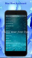 Blue Rose Keyboard Theme syot layar 3