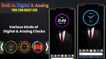 Analog Clock Live Wallpaper اسکرین شاٹ 1