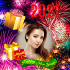 New Year photo frame 2021 biểu tượng