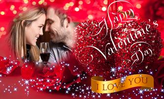 Valentine's Day Photo Frame. poster