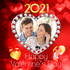 Valentine Photo Frame 2021 icône