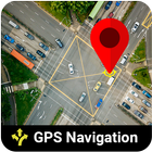 Icona Posizione GPS Vista satellitar