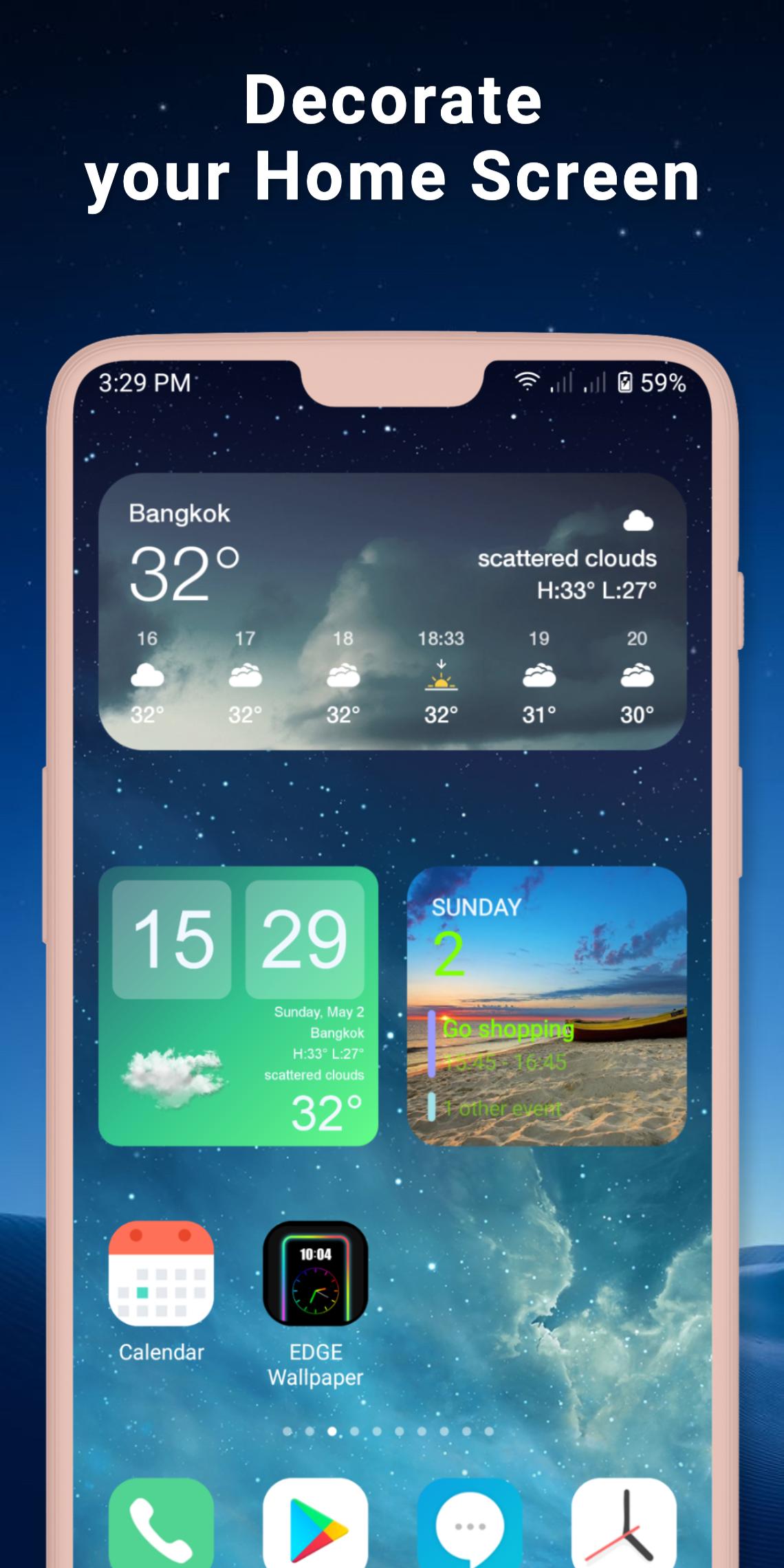 Widgets Ios 14 Color Widgets For Android Apk Download
