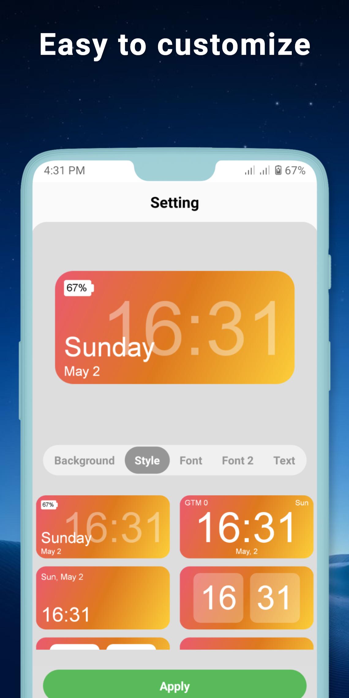 Widgets Ios 14 Color Widgets For Android Apk Download