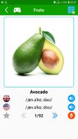 Fruit Vocabulary ポスター