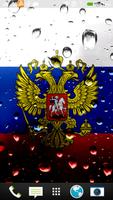 Russian flag live wallpaper poster