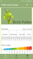 Pollen Alert Europe syot layar 1