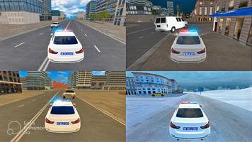 Bmw m4 Police Car Game 2022 imagem de tela 3