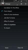 Mileage Tracker captura de pantalla 3