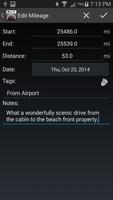 Mileage Tracker capture d'écran 2